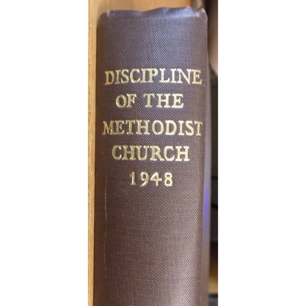 Vtg Doctrines & Discipline Of The Methodist Church 1948 Hardcover Book Harmon